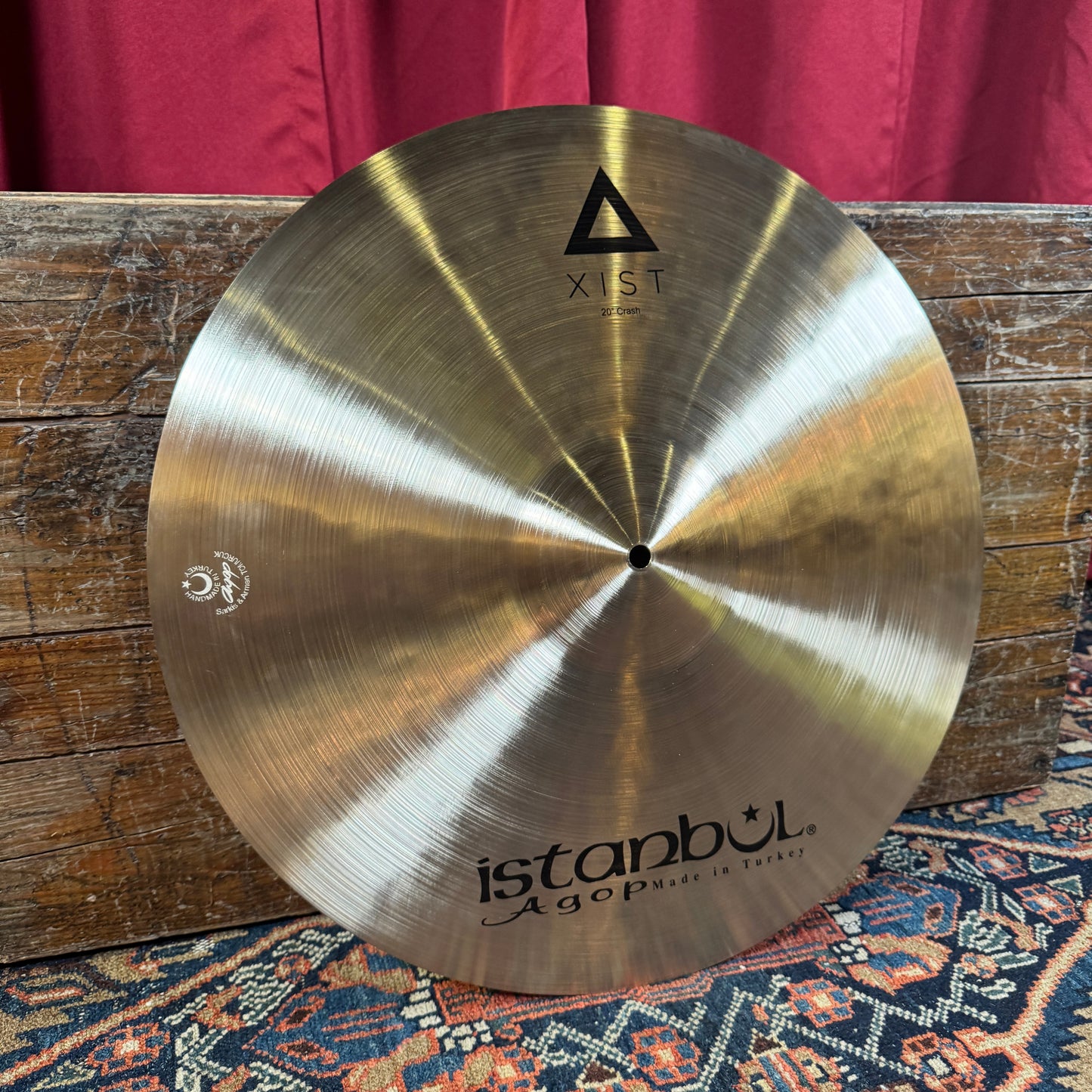 20" Istanbul Agop Xist Natural Crash Cymbal 1826g *Video Demo*