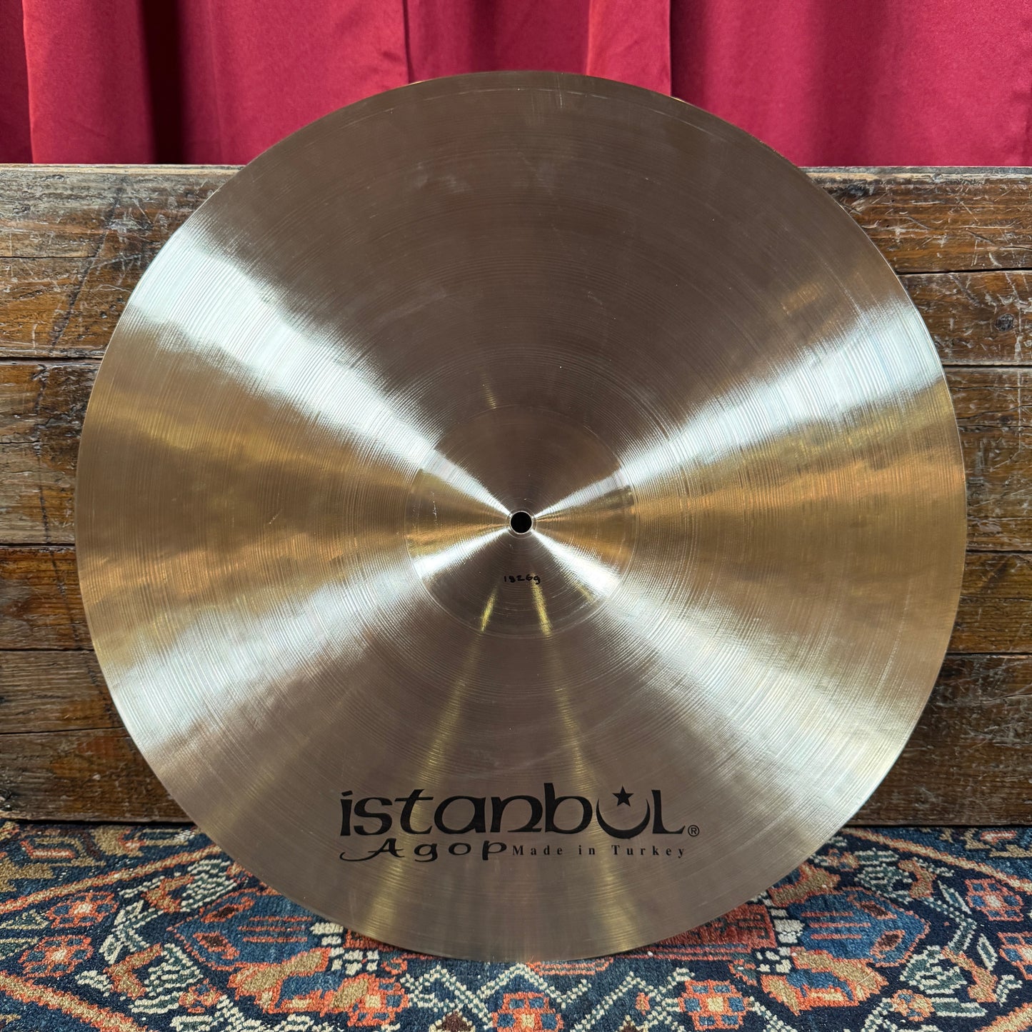 20" Istanbul Agop Xist Natural Crash Cymbal 1826g *Video Demo*