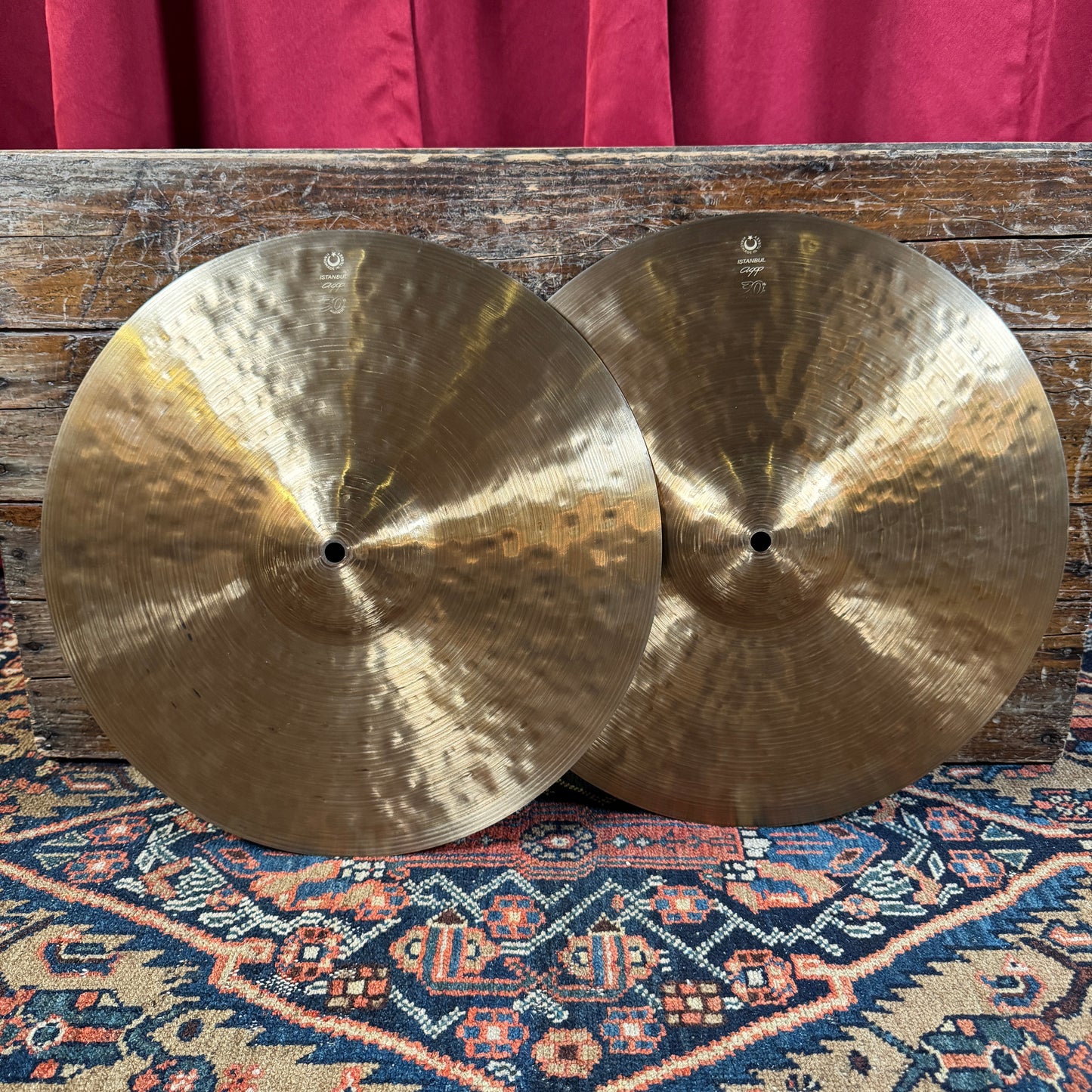 14" Istanbul Agop 30th Anniversary Hi-Hat Cymbal Pair 780g/792g *Video Demo*