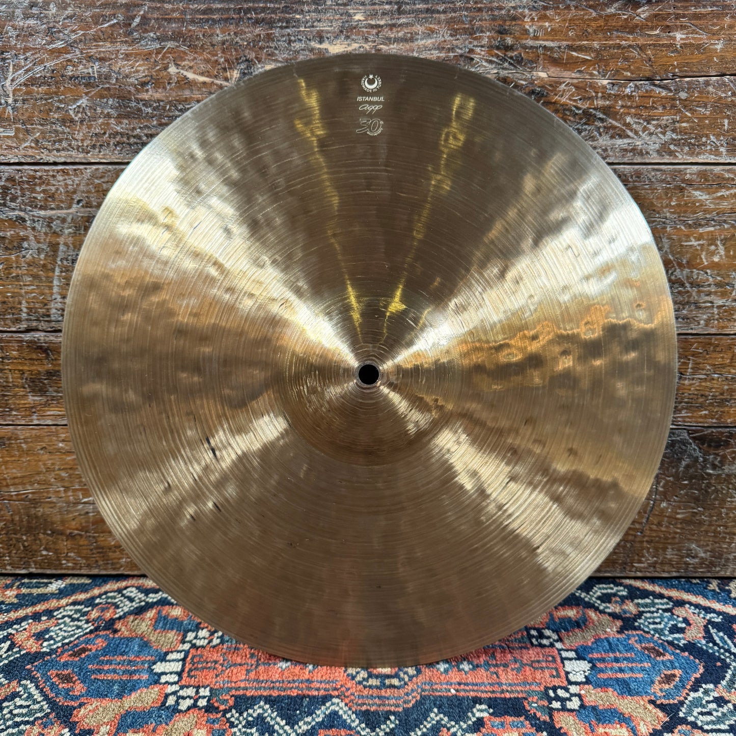 16" Istanbul Agop 30th Anniversary Hi-Hat Cymbal Pair 1076g/1286g *Video Demo*