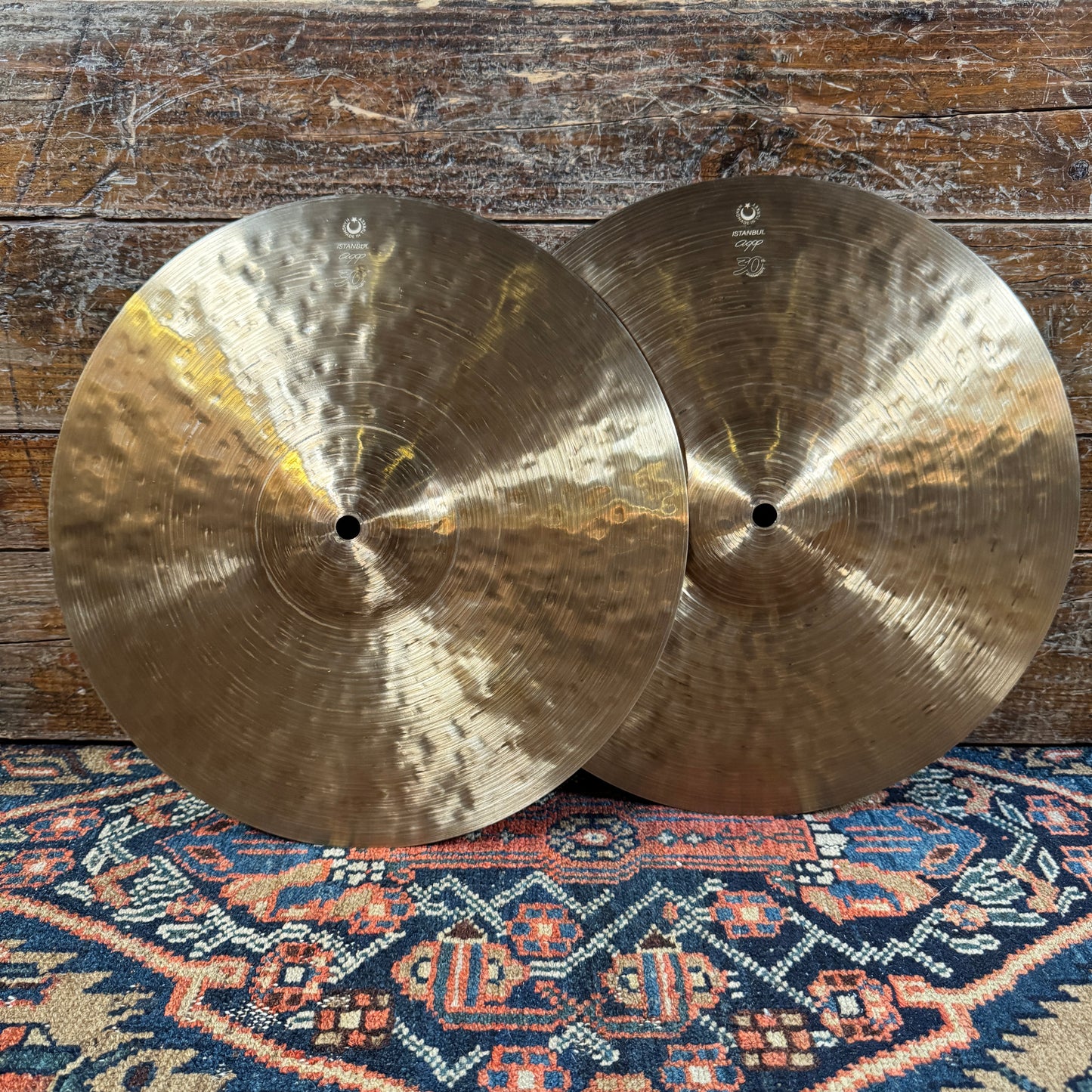 14" Istanbul Agop 30th Anniversary Hi-Hat Cymbal Pair 780g/792g *Video Demo*