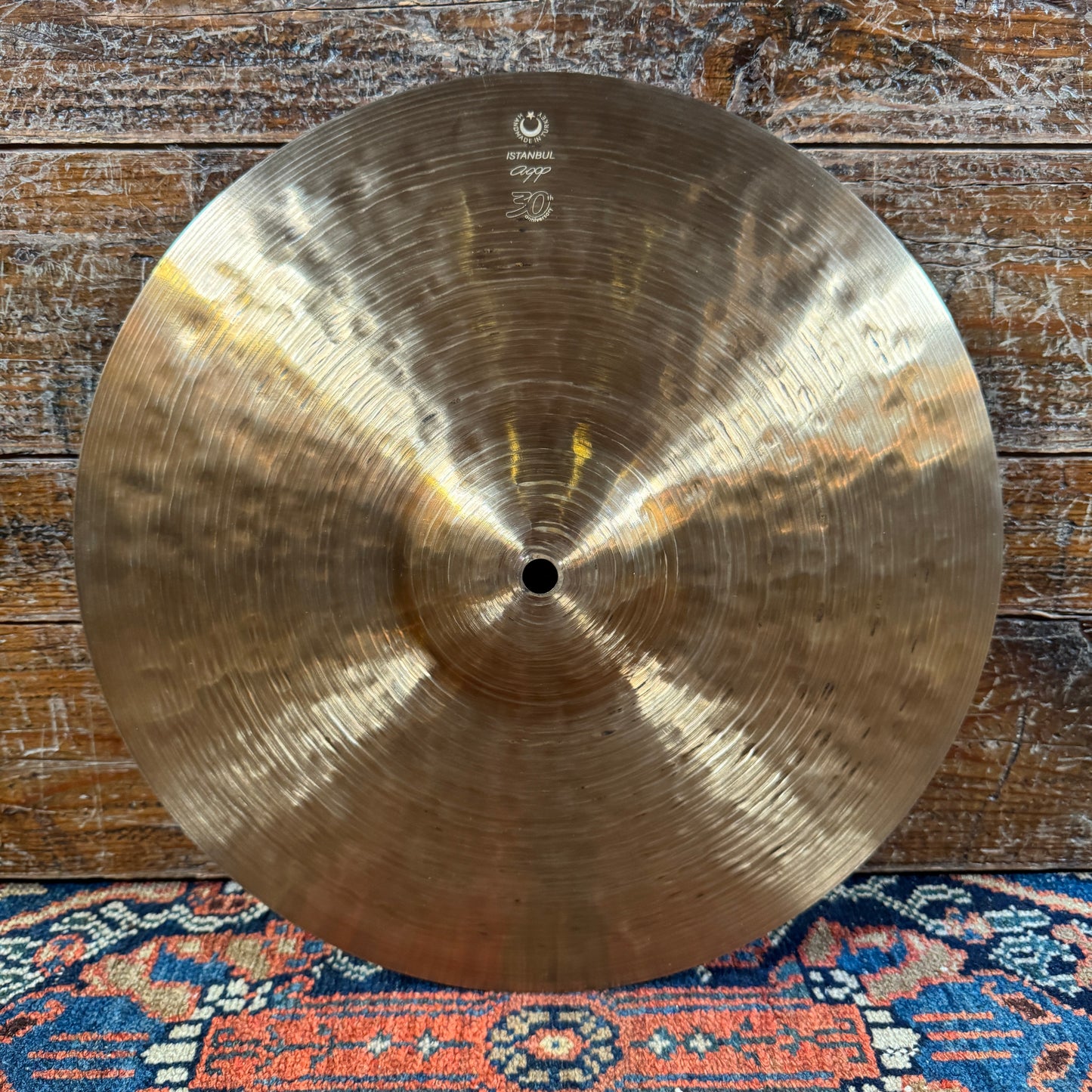 14" Istanbul Agop 30th Anniversary Hi-Hat Cymbal Pair 780g/792g *Video Demo*