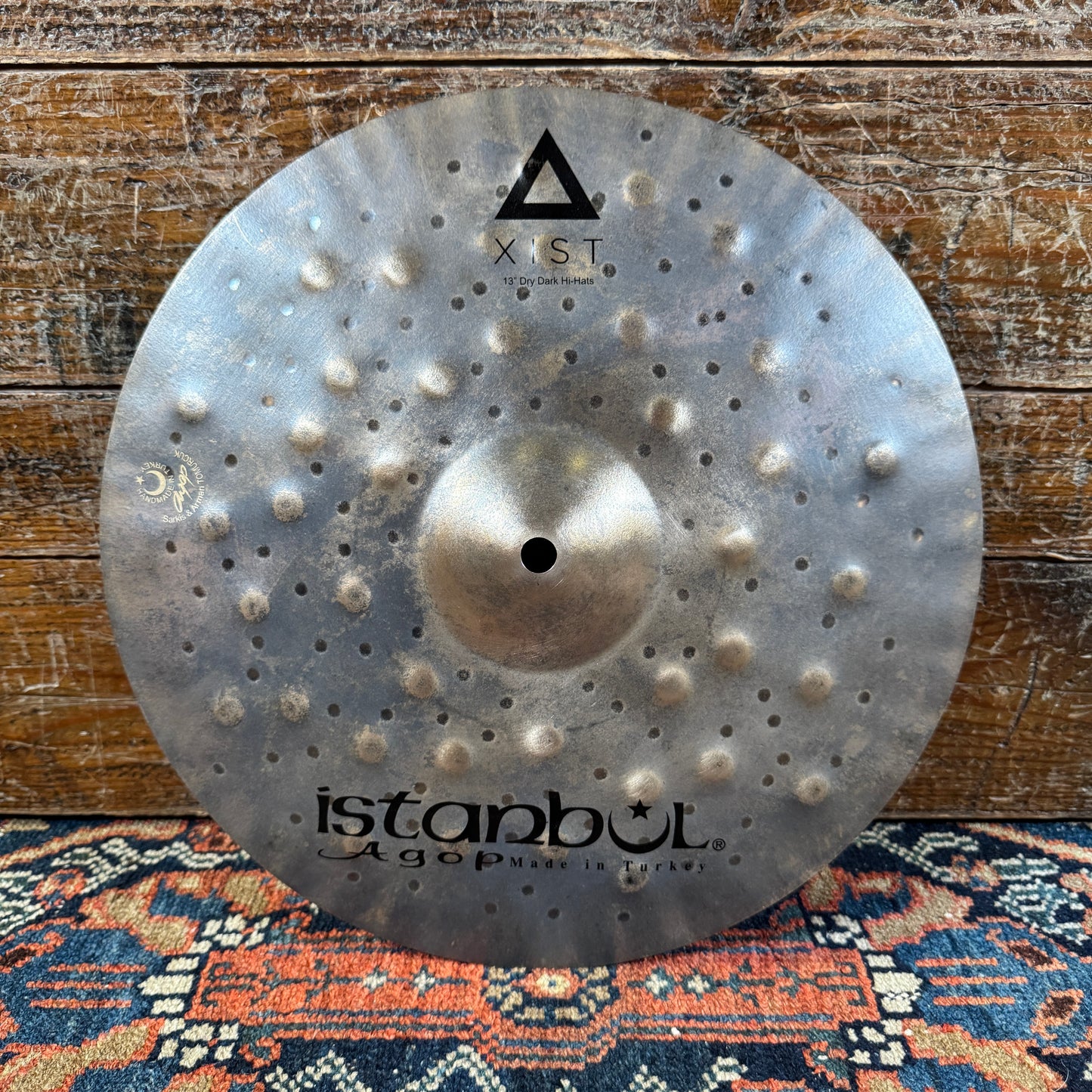 13" Istanbul Agop Xist Dry Dark Hi-Hat Cymbal Pair 498g/910g *Video Demo*