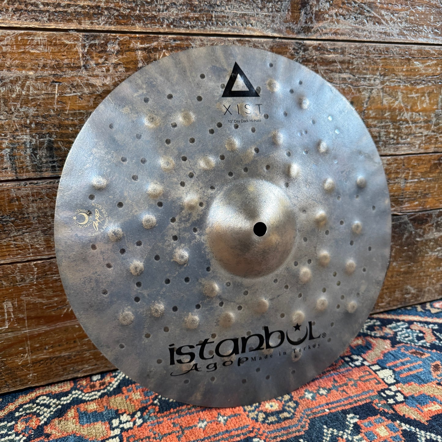 13" Istanbul Agop Xist Dry Dark Hi-Hat Cymbal Pair 498g/910g *Video Demo*