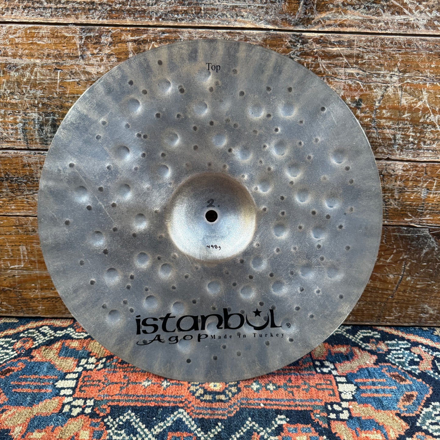 13" Istanbul Agop Xist Dry Dark Hi-Hat Cymbal Pair 498g/910g *Video Demo*