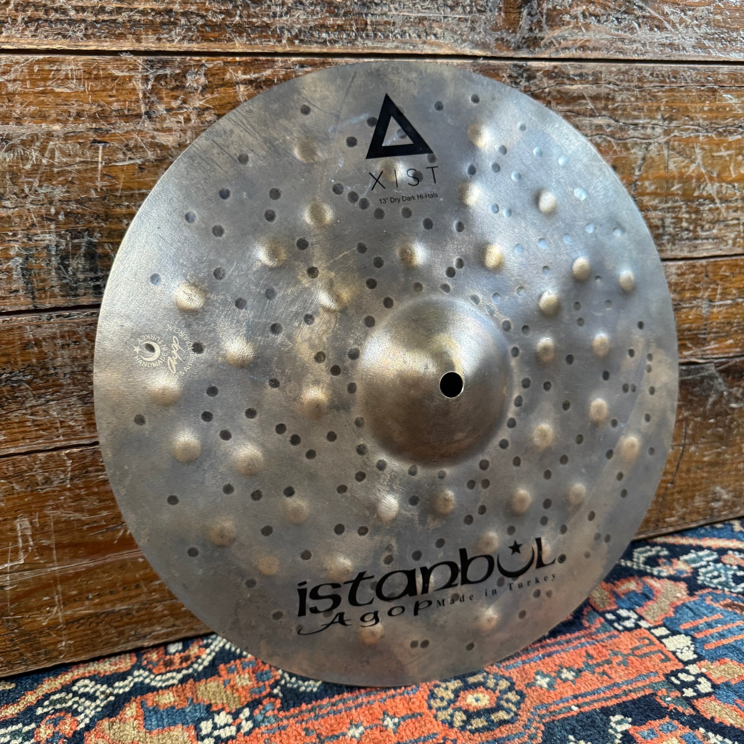 13" Istanbul Agop Xist Dry Dark Hi-Hat Cymbal Pair 498g/910g *Video Demo*