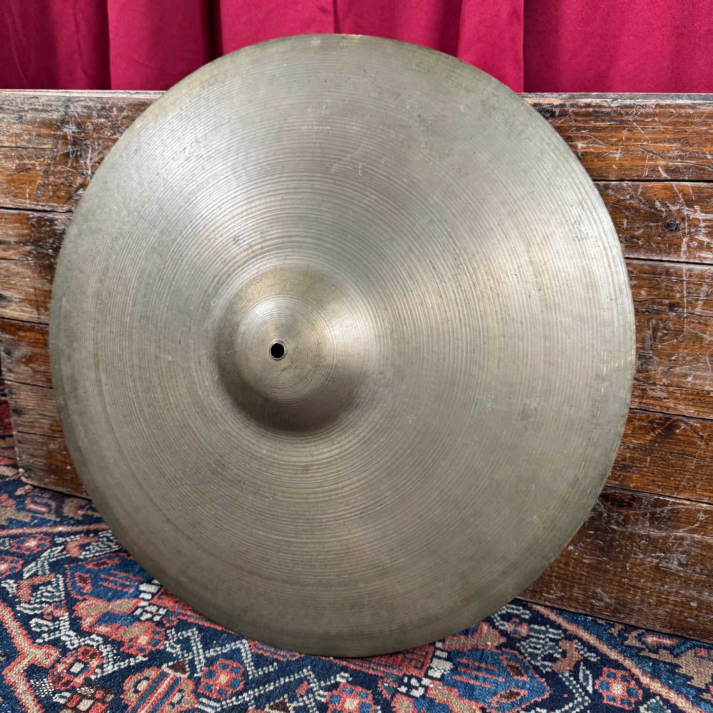 20" Zildjian A 1940s Trans Stamp Ride Cymbal 1668g *Video Demo*