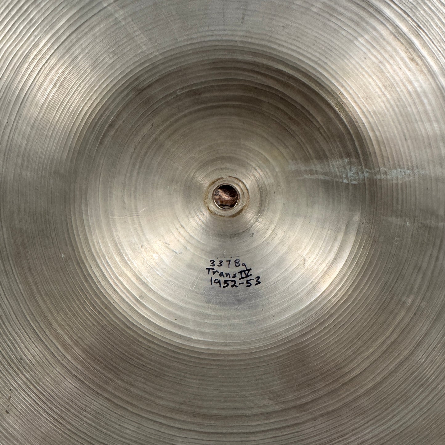 24" Zildjian A 1940s Trans Stamp Ride Cymbal 3378g *Video Demo*