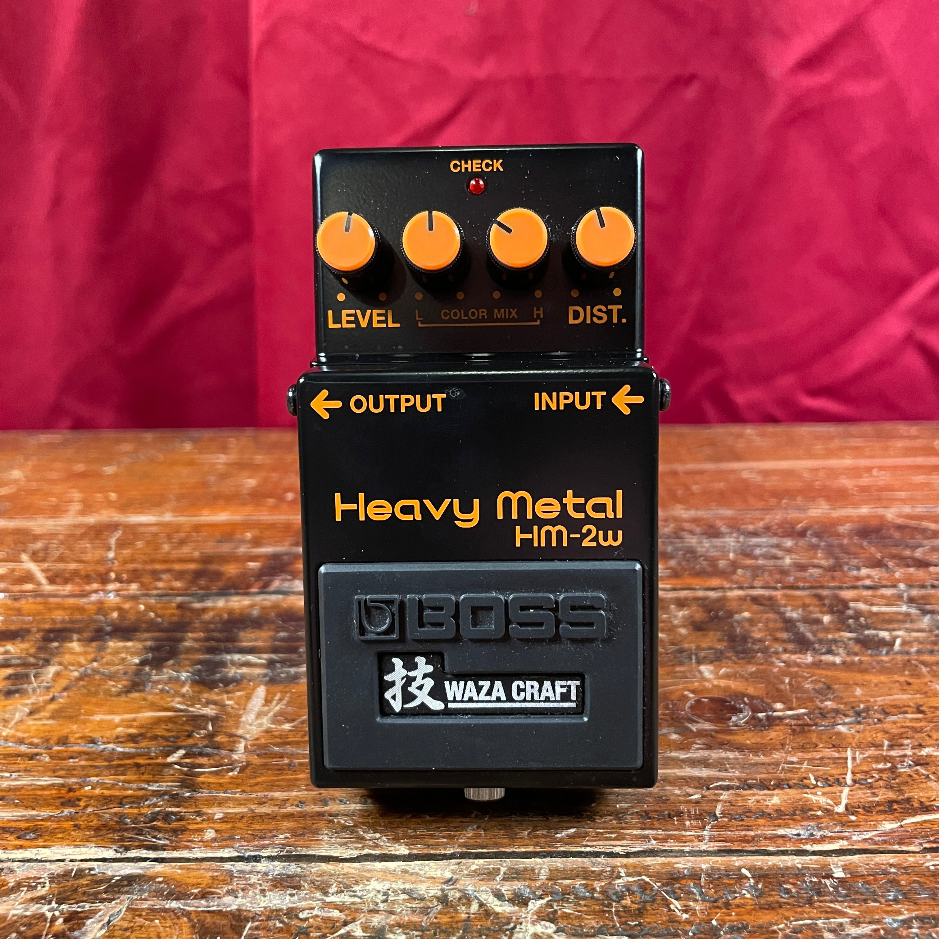 Boss Waza Craft HM-2W Heavy Metal Distortion Pedal Made In Japan w