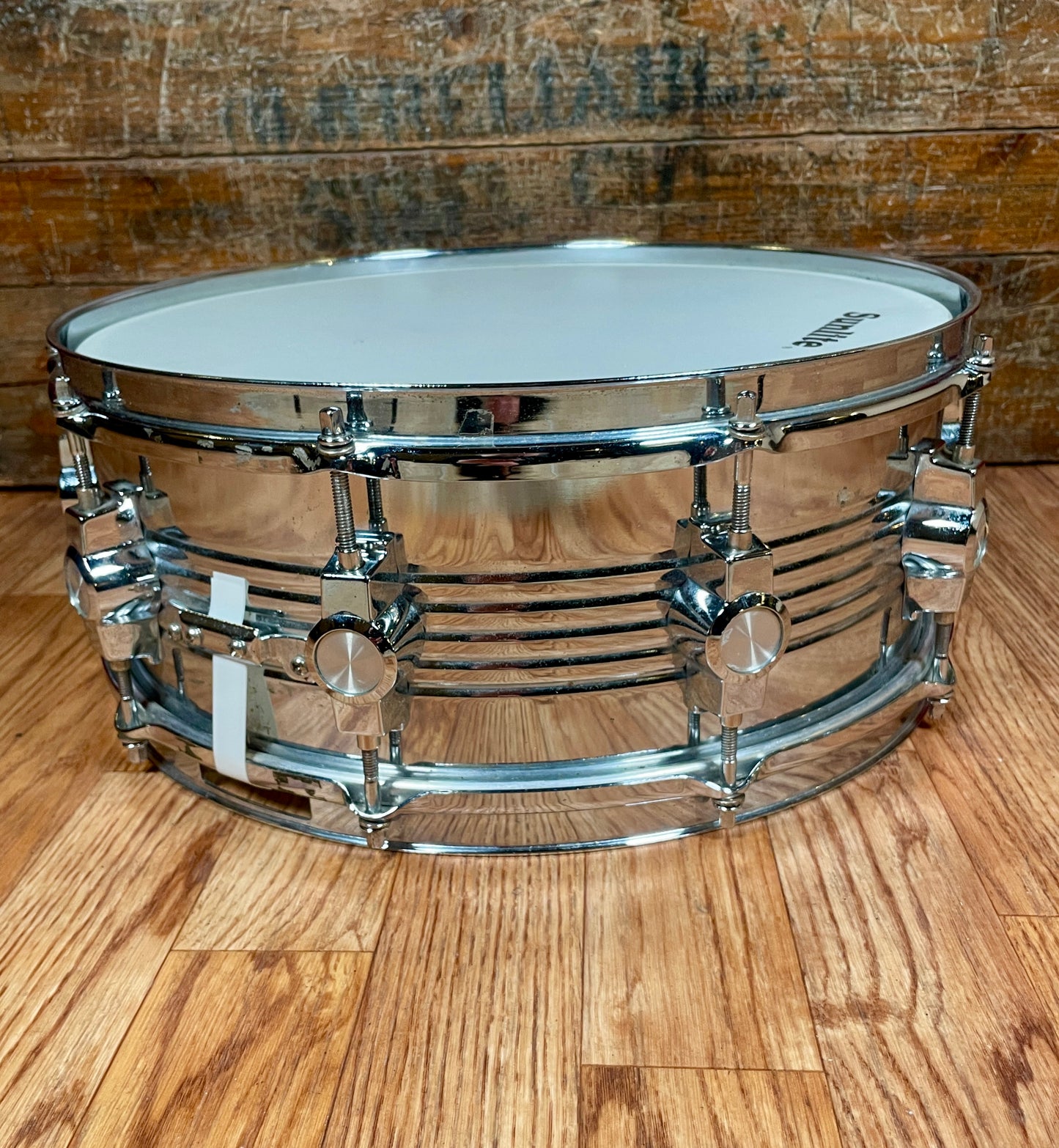 1980s CB-700 5.5x14 Snare Drum No. 4045 10-Lug Chrome Over Steel