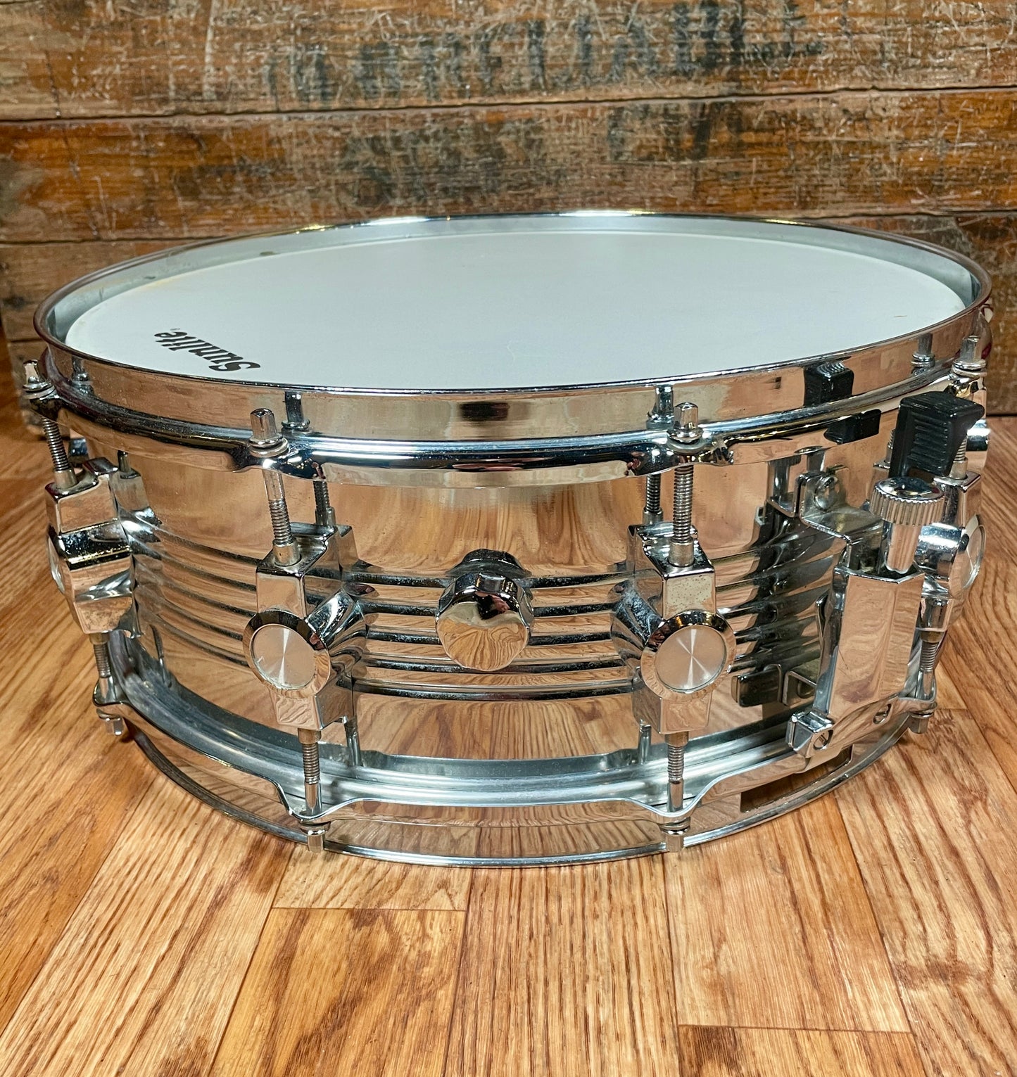 1980s CB-700 5.5x14 Snare Drum No. 4045 10-Lug Chrome Over Steel