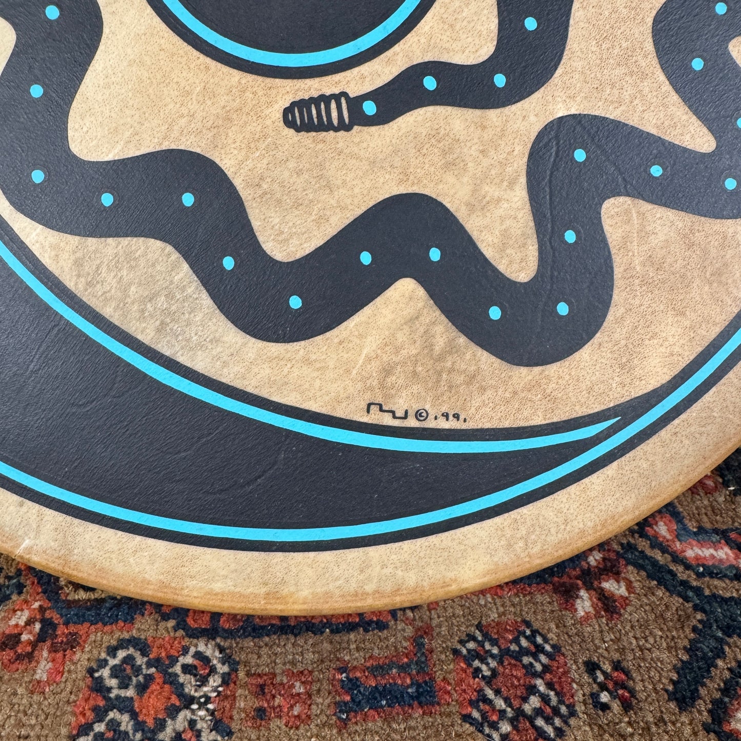 All One Tribe Drum Company 16" Dance of the Serpents Hand Drum Henry Samora