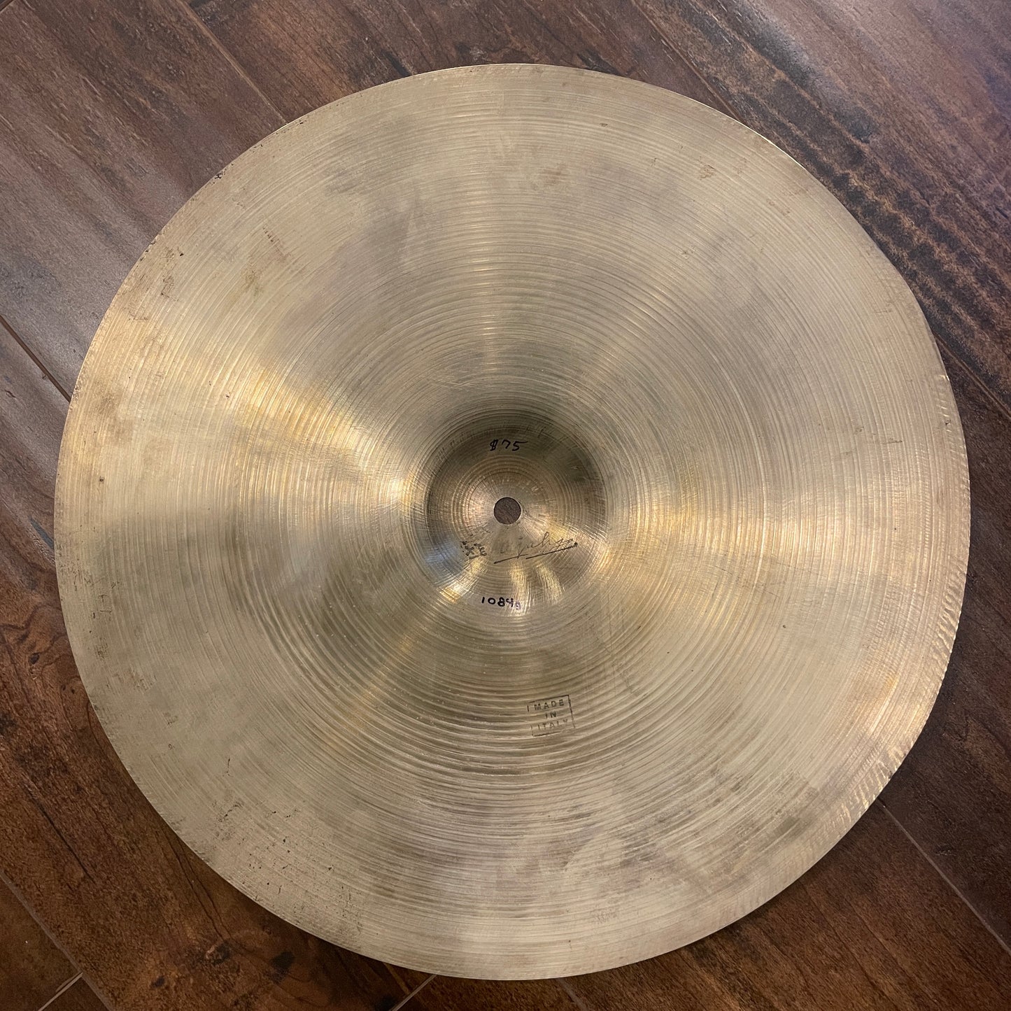 16" Ajaha Crash Cymbal 1084g Made In Italy Pre-UFIP *Video Demo*