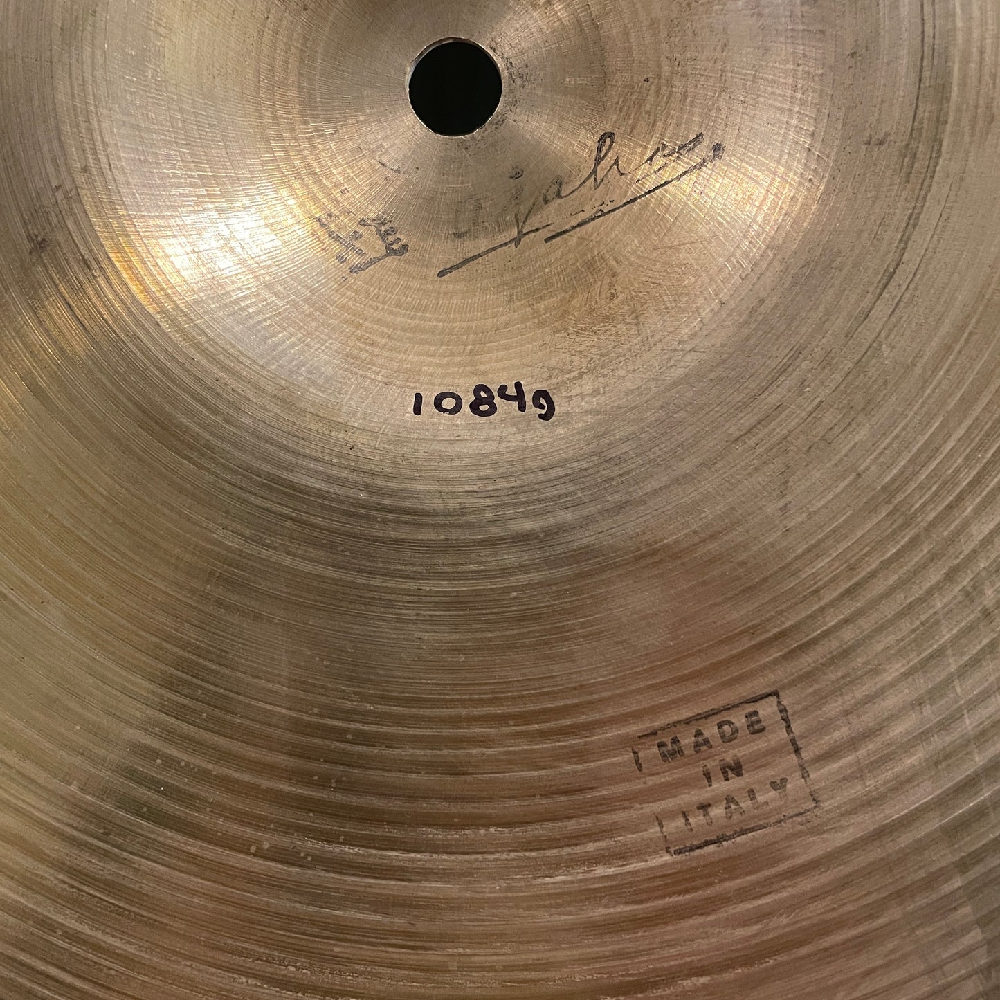 16" Ajaha Crash Cymbal 1084g Made In Italy Pre-UFIP *Video Demo*