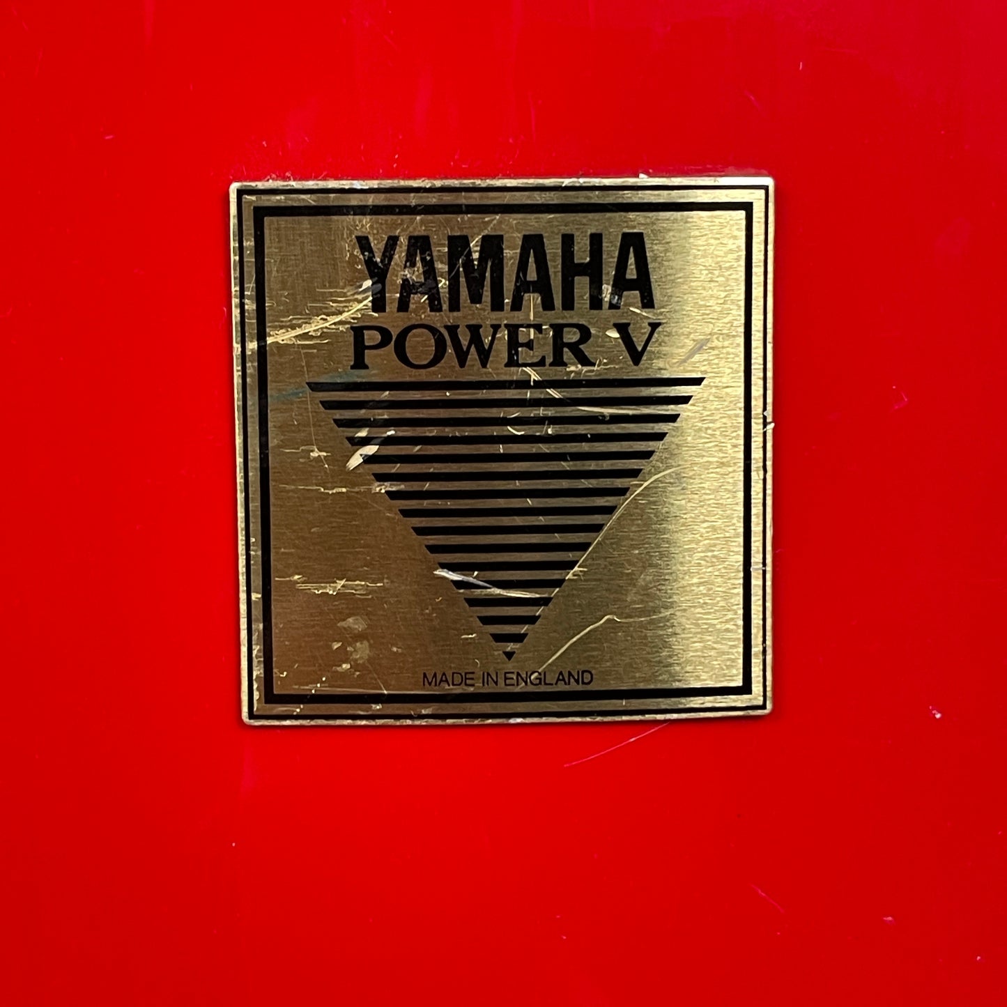 1980s Yamaha Power V 11x13 Tom Drum Single Red