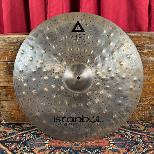 22" Istanbul Agop Xist Dry Dark Crash Cymbal 1662g *Video Demo*