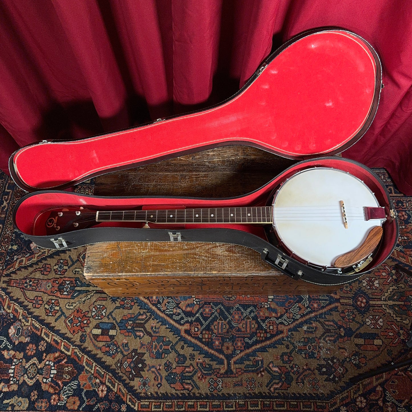 Vintage Kay Jim Smoak 5-String Resonator Banjo w/ Original Case MIJ