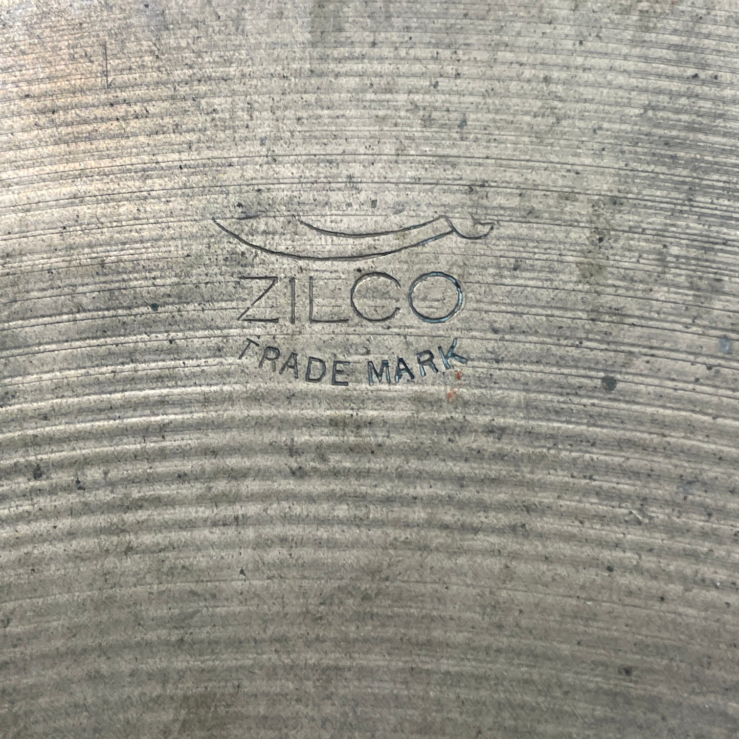 14" Zilco by Zildjian 1940s-50s Heavy Ride / Hi-Hat Single Cymbal w/ Rivets 1352g *Video Demo*