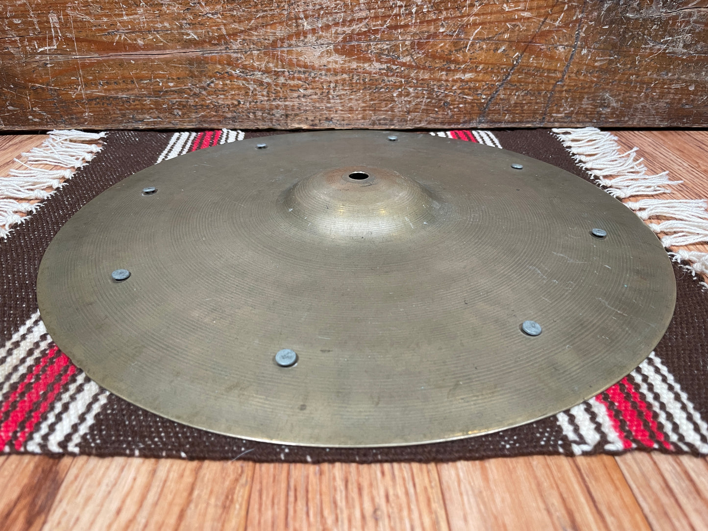 14" Zilco by Zildjian 1940s-50s Heavy Ride / Hi-Hat Single Cymbal w/ Rivets 1352g *Video Demo*