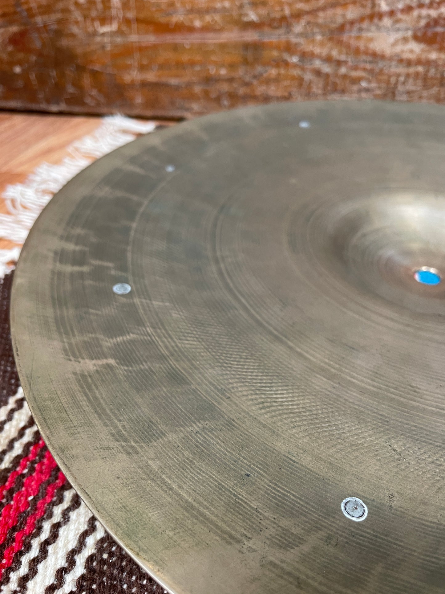 14" Zilco by Zildjian 1940s-50s Heavy Ride / Hi-Hat Single Cymbal w/ Rivets 1352g *Video Demo*