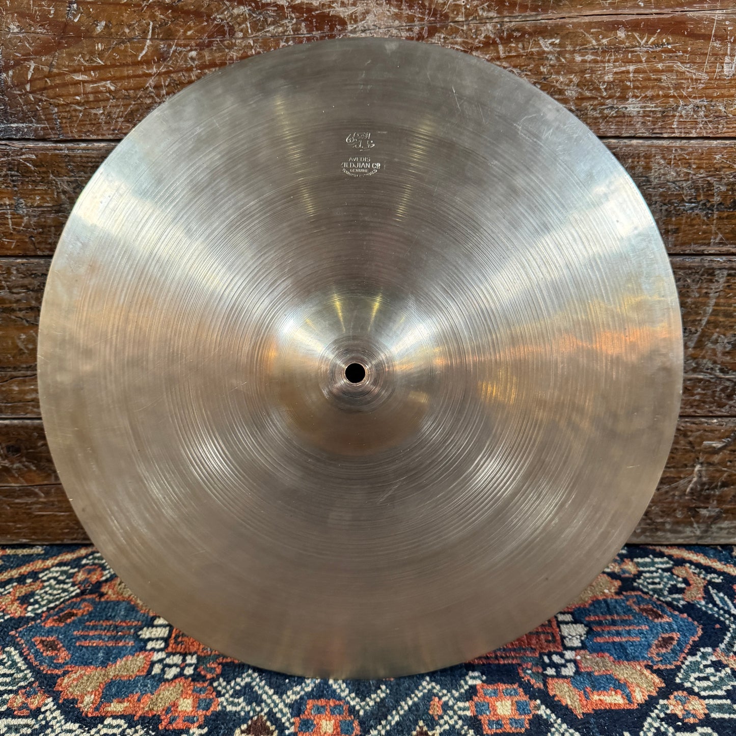 15" Zildjian A 1940s-1950s Trans Stamp Hi-Hat Cymbal Pair 1394g/1452g *Video Demo*