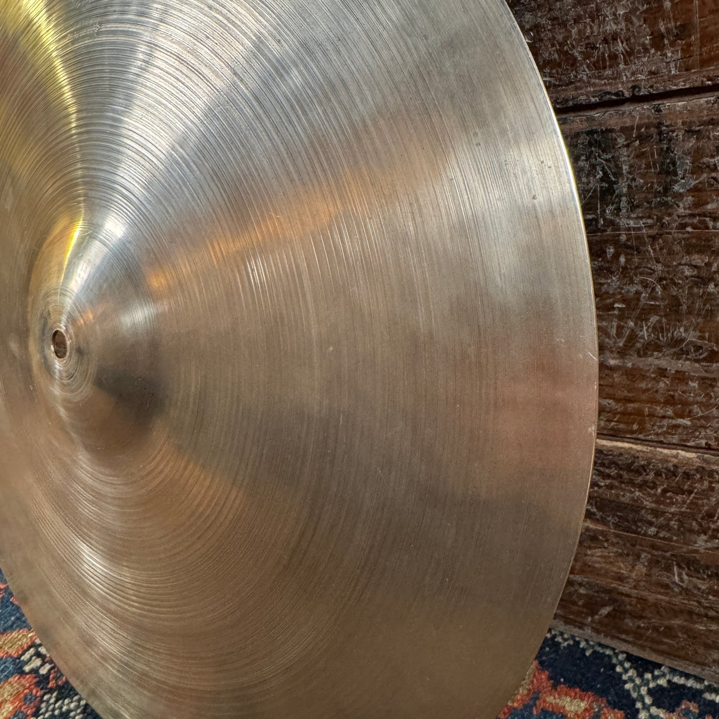 15" Zildjian A 1940s-1950s Trans Stamp Hi-Hat Cymbal Pair 1394g/1452g *Video Demo*