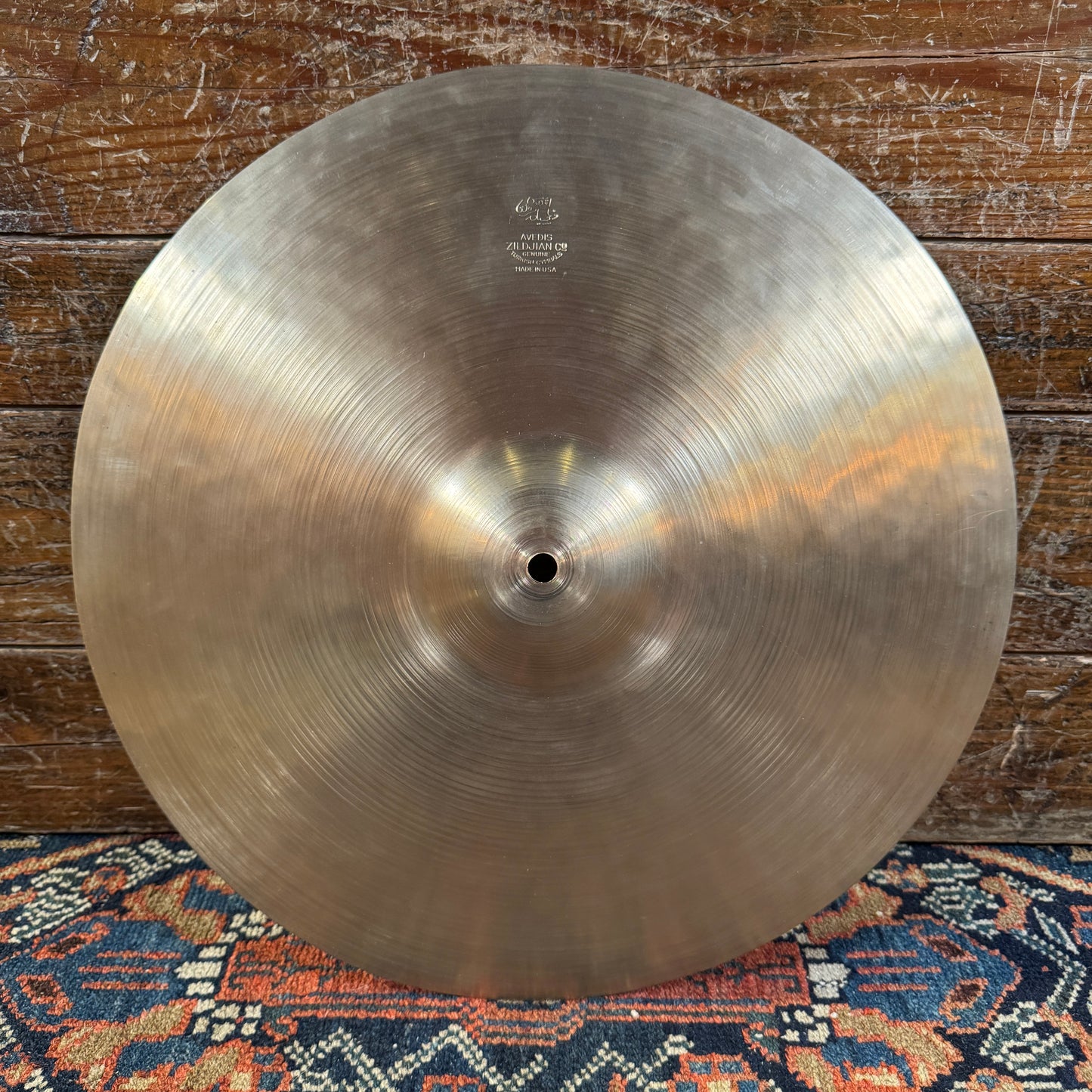 15" Zildjian A 1940s-1950s Trans Stamp Hi-Hat Cymbal Pair 1394g/1452g *Video Demo*