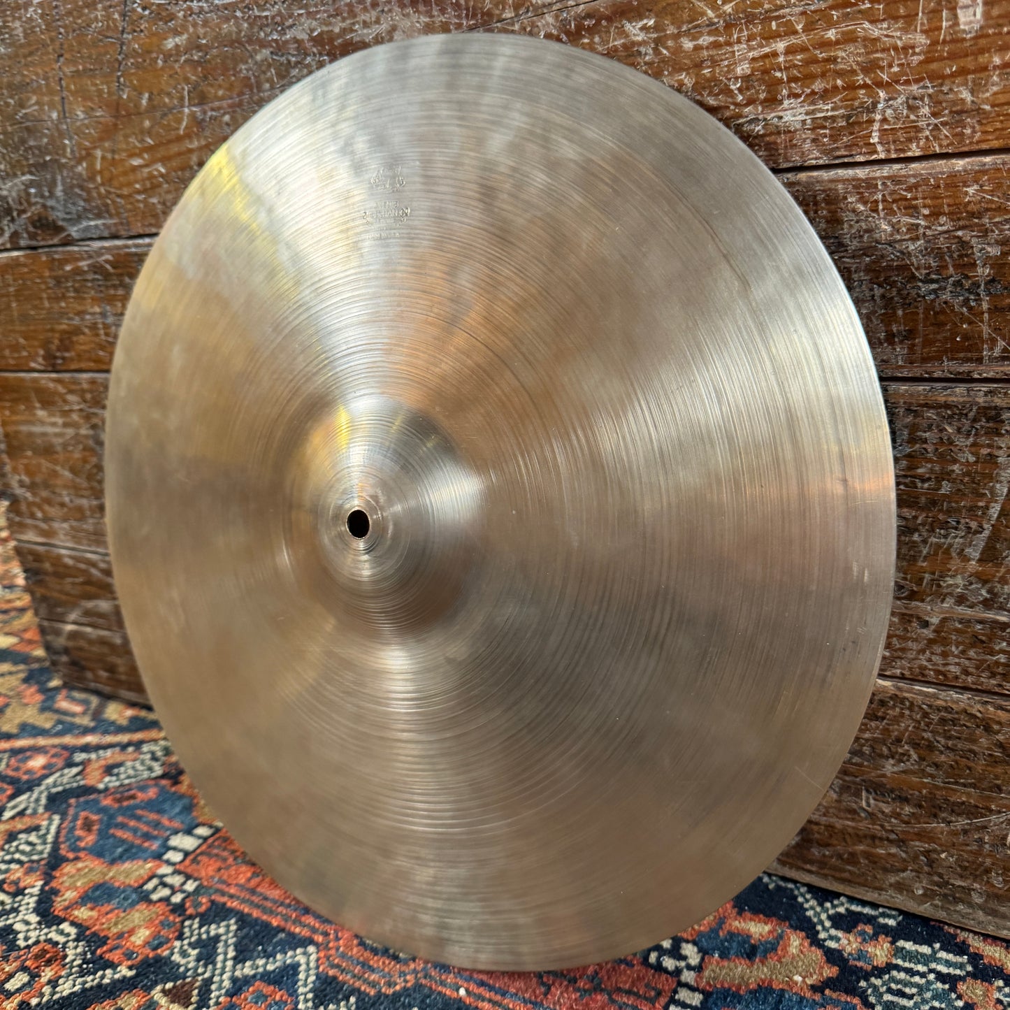 15" Zildjian A 1940s-1950s Trans Stamp Hi-Hat Cymbal Pair 1394g/1452g *Video Demo*