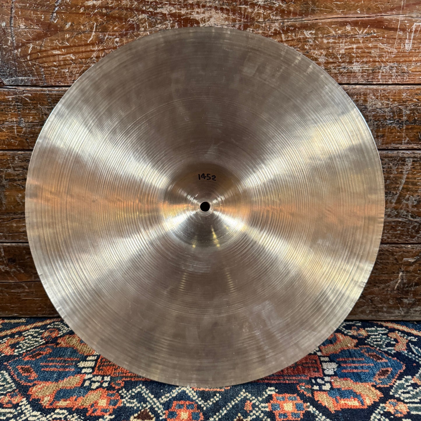 15" Zildjian A 1940s-1950s Trans Stamp Hi-Hat Cymbal Pair 1394g/1452g *Video Demo*