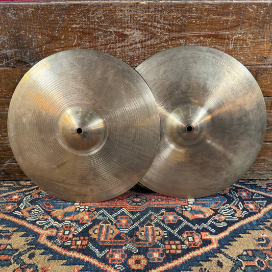 14" Zildjian A 1950s Small Stamp Hi-Hat Cymbal Pair 716g/751g *Video Demo*