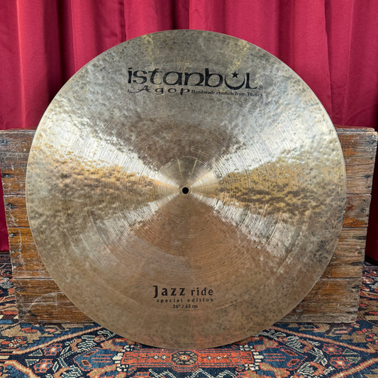 26" Istanbul Agop Special Edition Jazz Ride Cymbal 3004g *Video Demo*