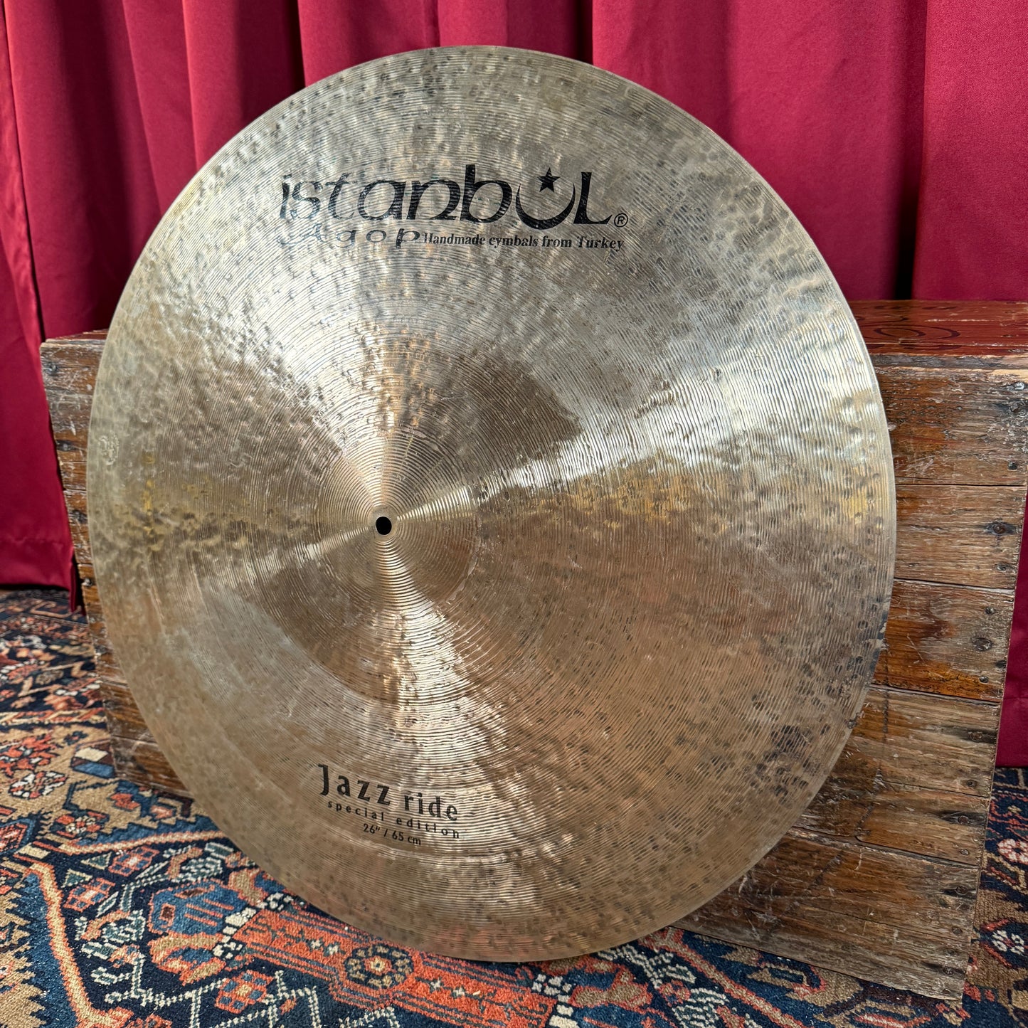 26" Istanbul Agop Special Edition Jazz Ride Cymbal 3004g *Video Demo*