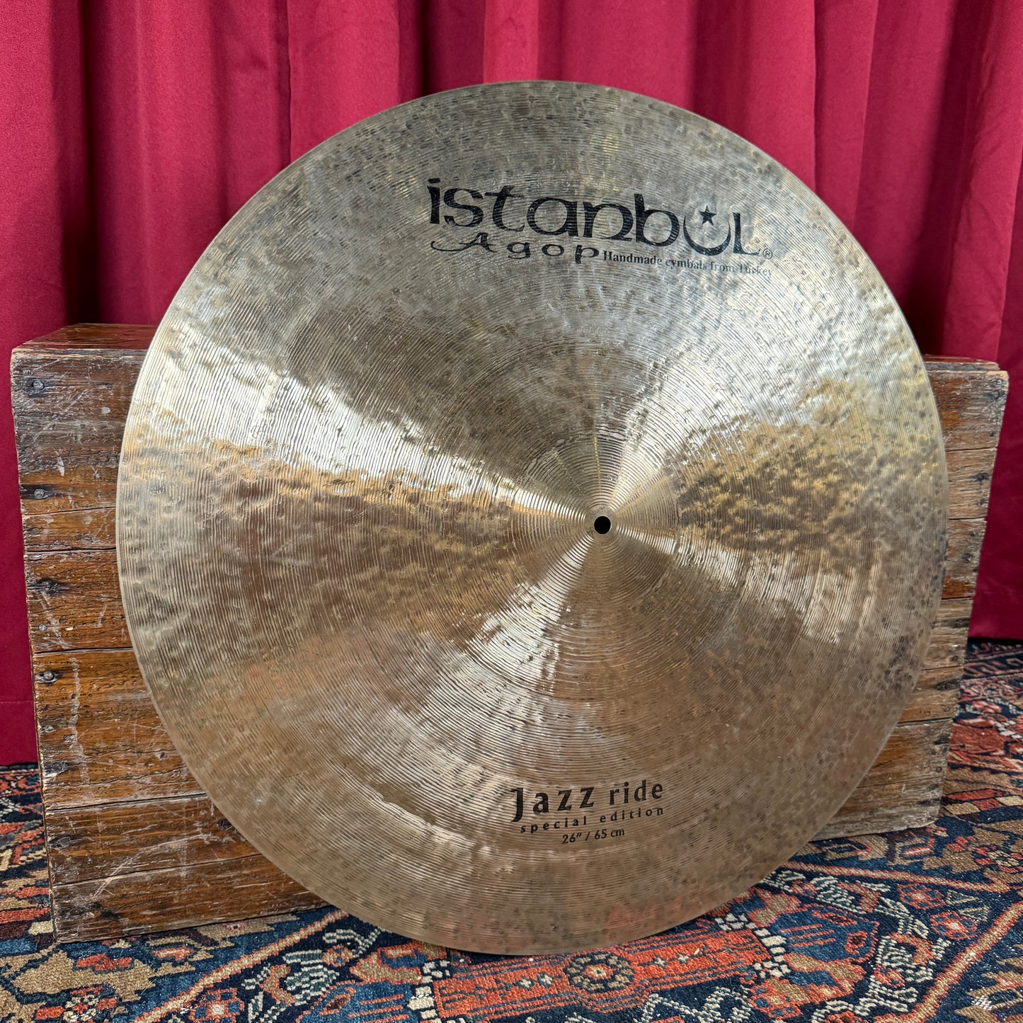 26" Istanbul Agop Special Edition Jazz Ride Cymbal 3004g *Video Demo*