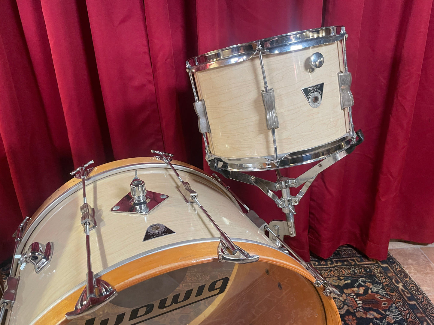 1970s Ludwig Educator Drum Set Maple Cortex 22/12/16