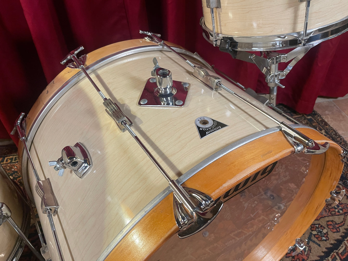 1970s Ludwig Educator Drum Set Maple Cortex 22/12/16