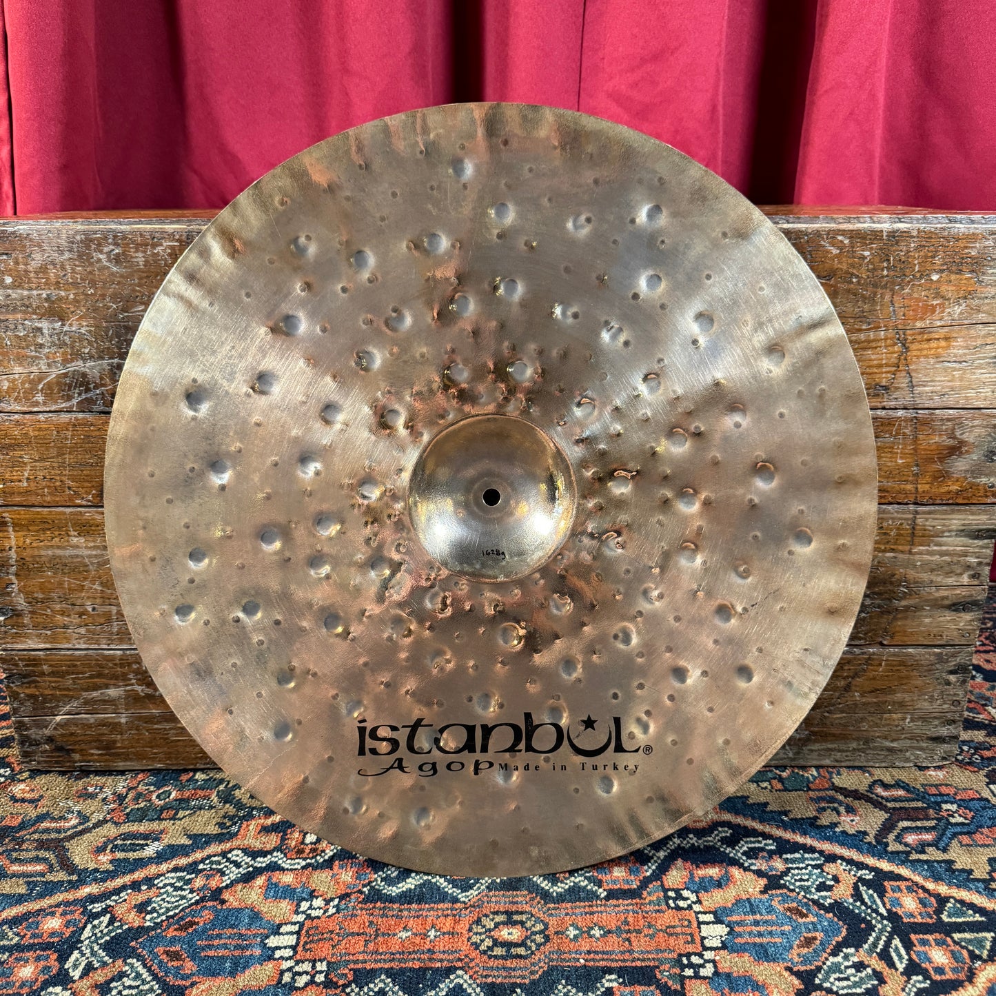 21" Istanbul Agop Xist Dry Dark Brilliant Crash Cymbal 1628g *Video Demo*