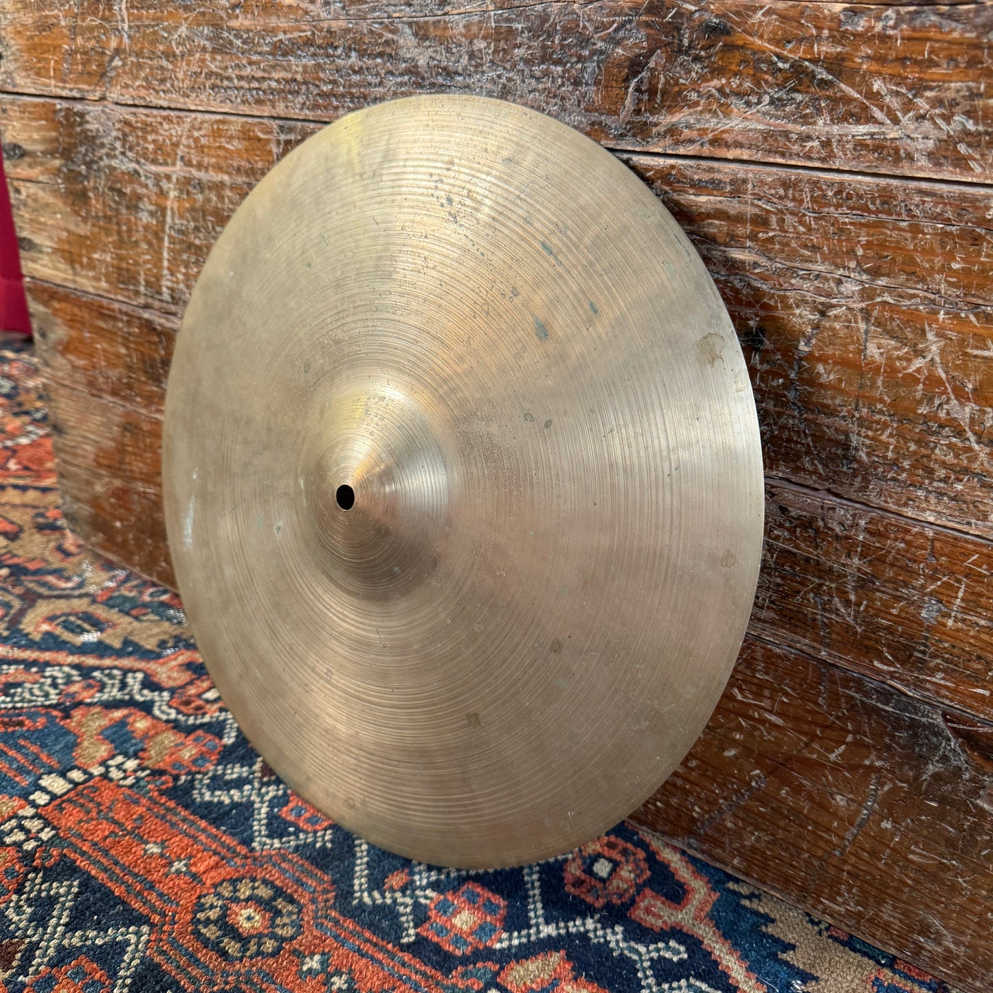 14" Zildjian A 1940s-50s Trans Stamp Hi-Hat Cymbal Single 622g