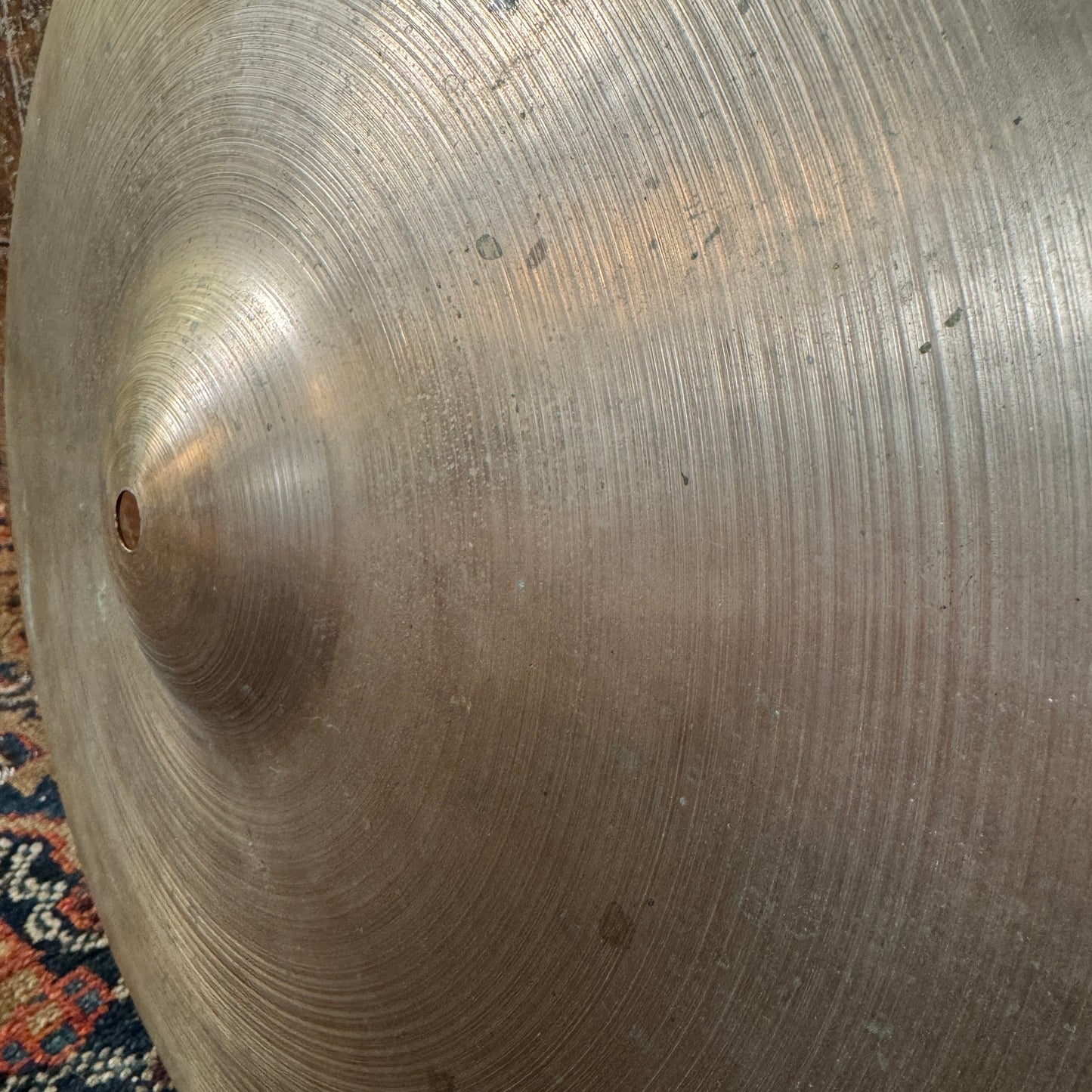 14" Zildjian A 1940s-50s Trans Stamp Hi-Hat Cymbal Single 622g