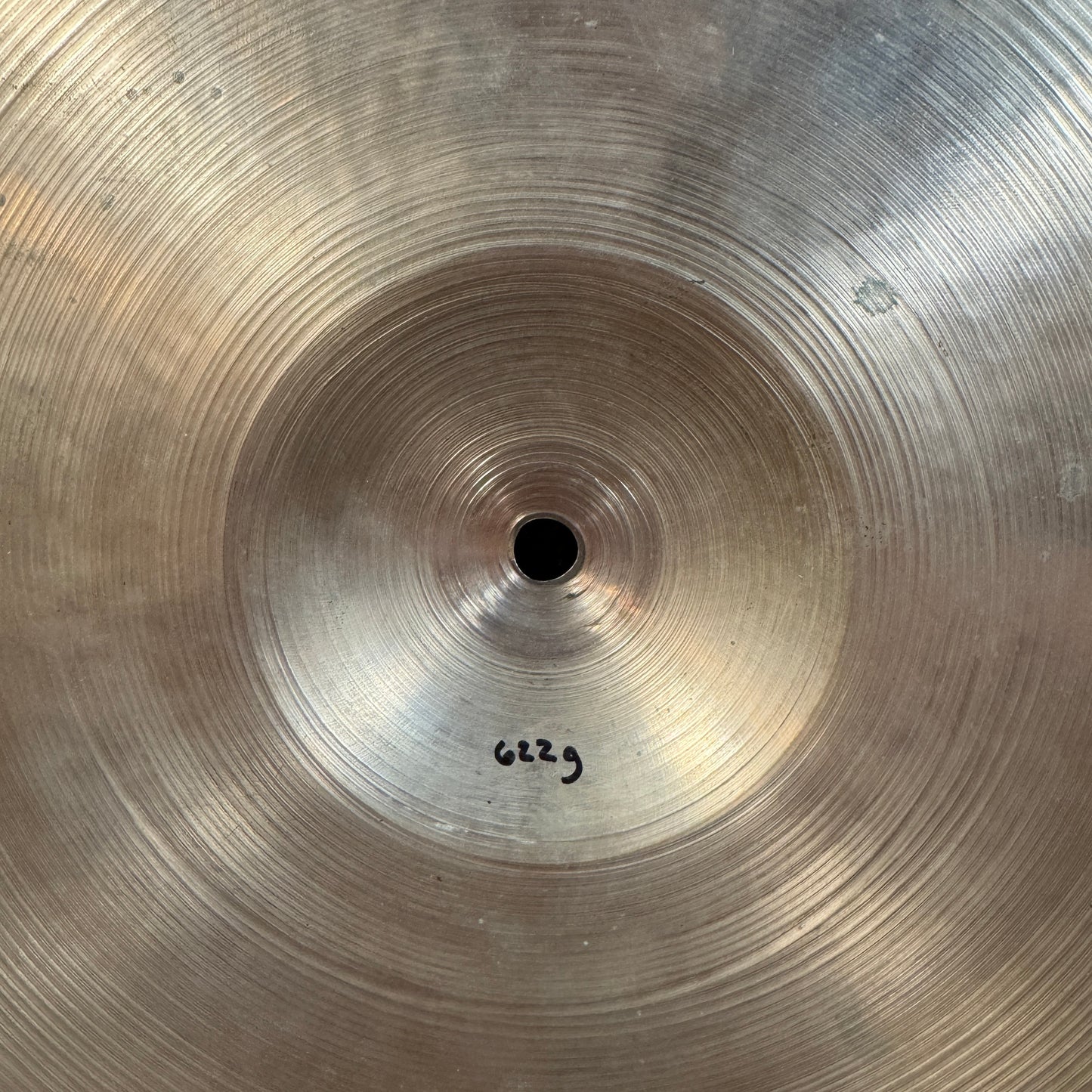 14" Zildjian A 1940s-50s Trans Stamp Hi-Hat Cymbal Single 622g