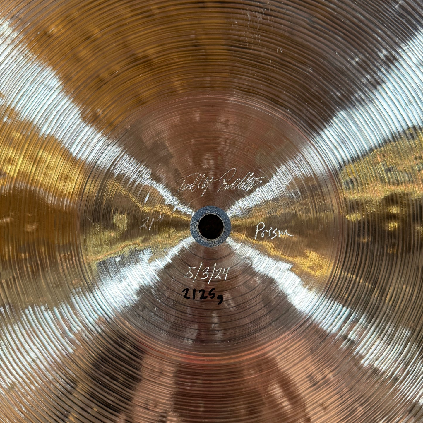 21" Timothy Roberts Prism Ride Cymbal 2125g *Video Demo*