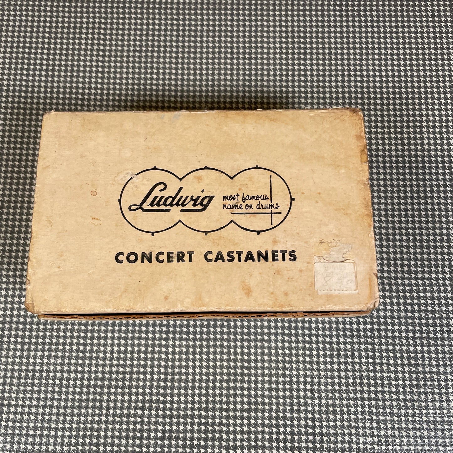 1960s Ludwig Concert Castanets No. 89 Bakelite NOS Original Box