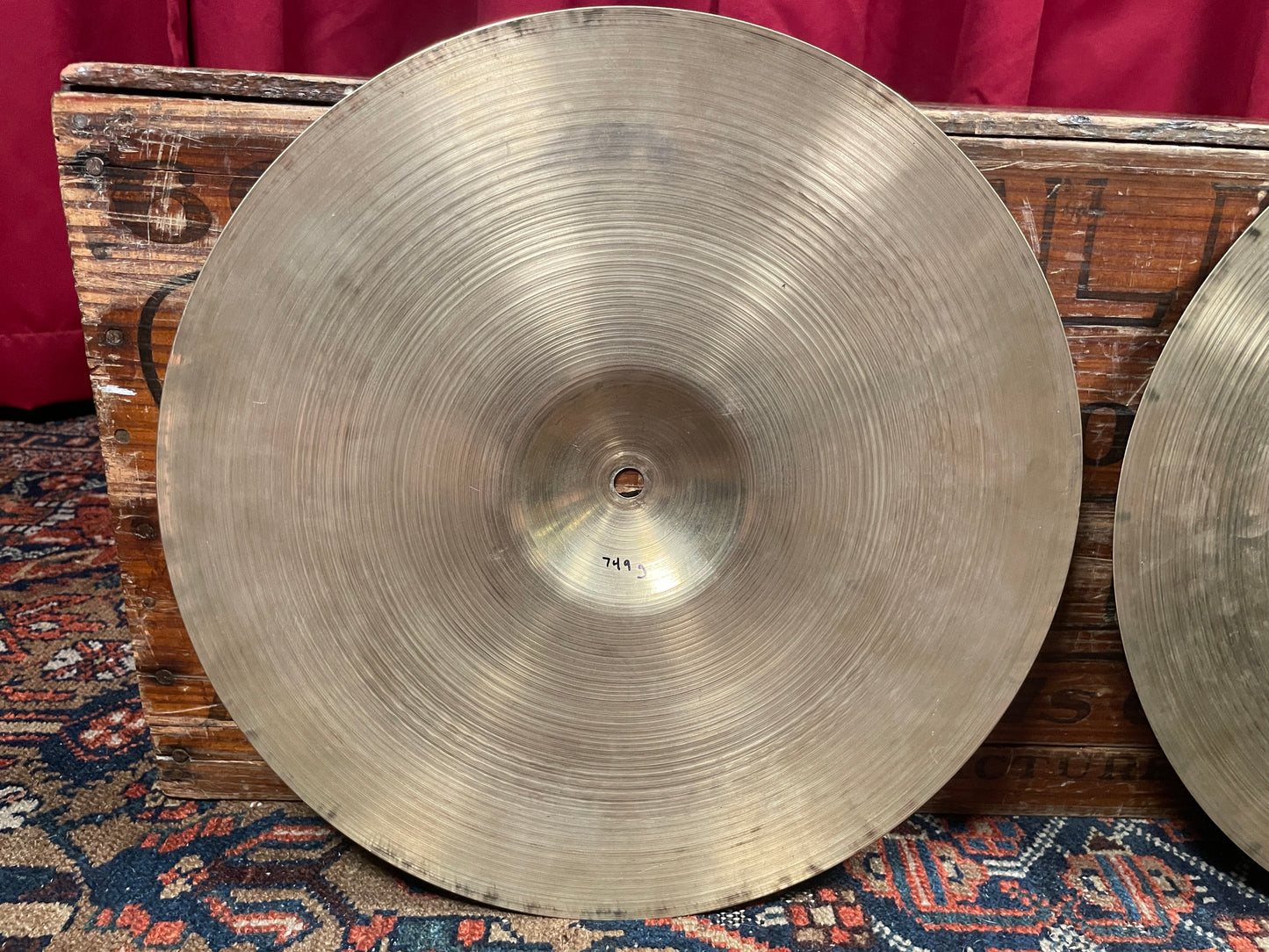 14" Zildjian A 1950s Small Stamp Hi-Hat Cymbal Pair 749g/765g *Video Demo*