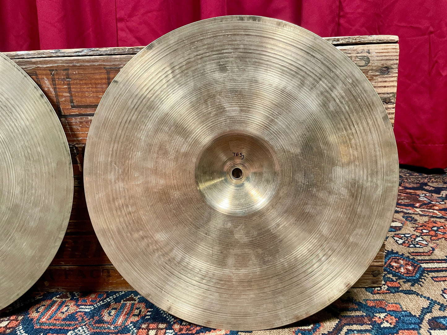 14" Zildjian A 1950s Small Stamp Hi-Hat Cymbal Pair 749g/765g *Video Demo*