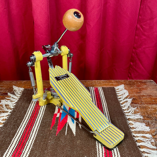 1970s Slingerland Yellow Jacket No. 943 Bass Drum Pedal w/ Wood Beater