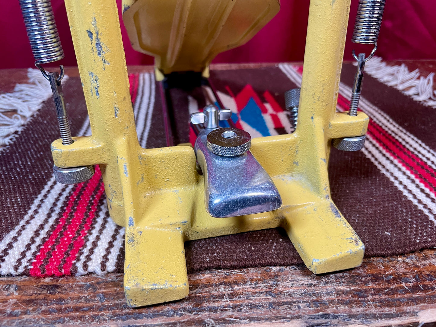 1970s Slingerland Yellow Jacket No. 943 Bass Drum Pedal w/ Felt Beater