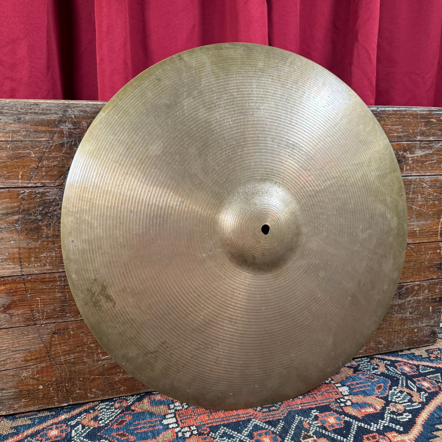 21" Paiste Formula 602 1960s Pre-Serial Ride Cymbal 2485g *Video Demo*