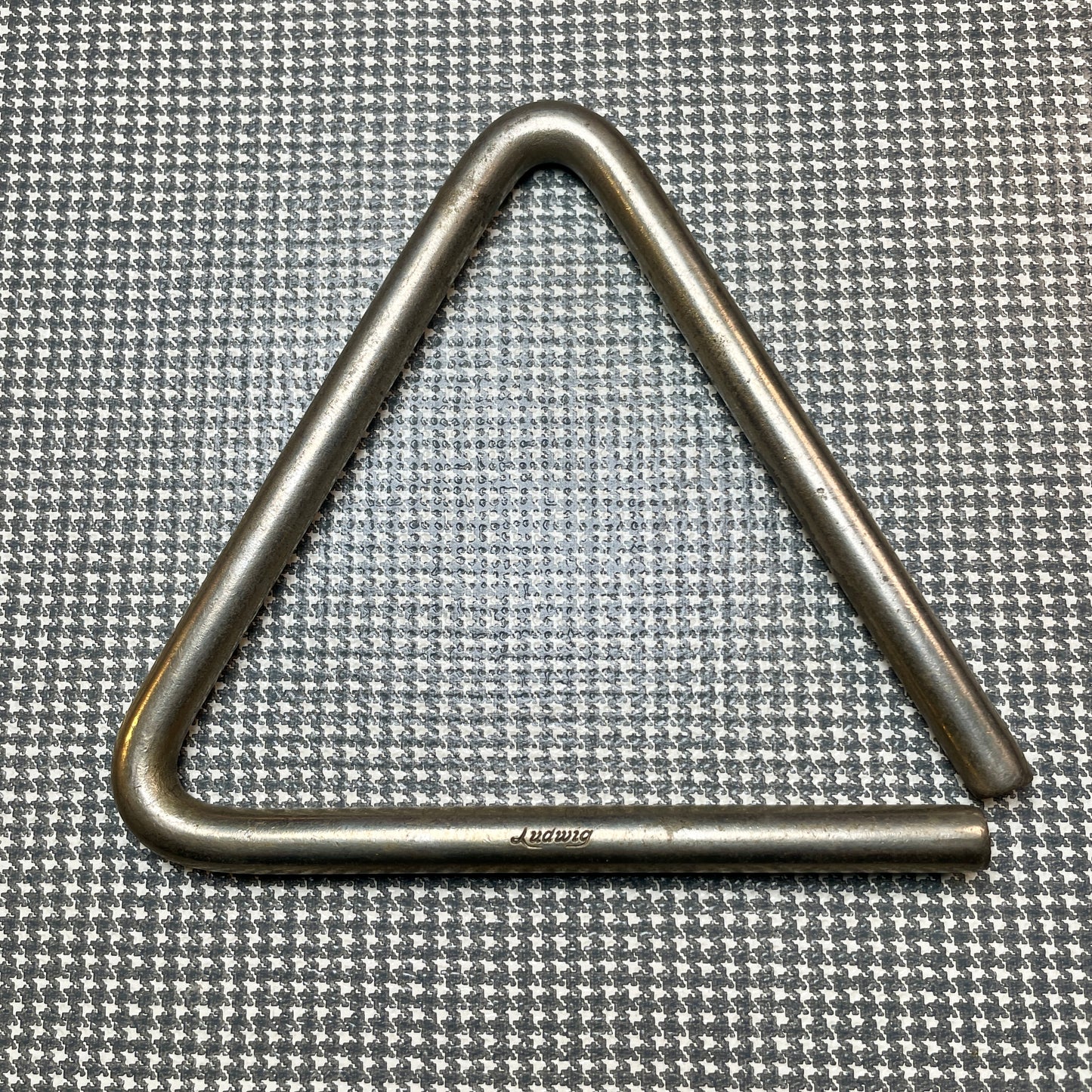 1920s Ludwig 6" Triangle No. 487 Nickel - Rare Find