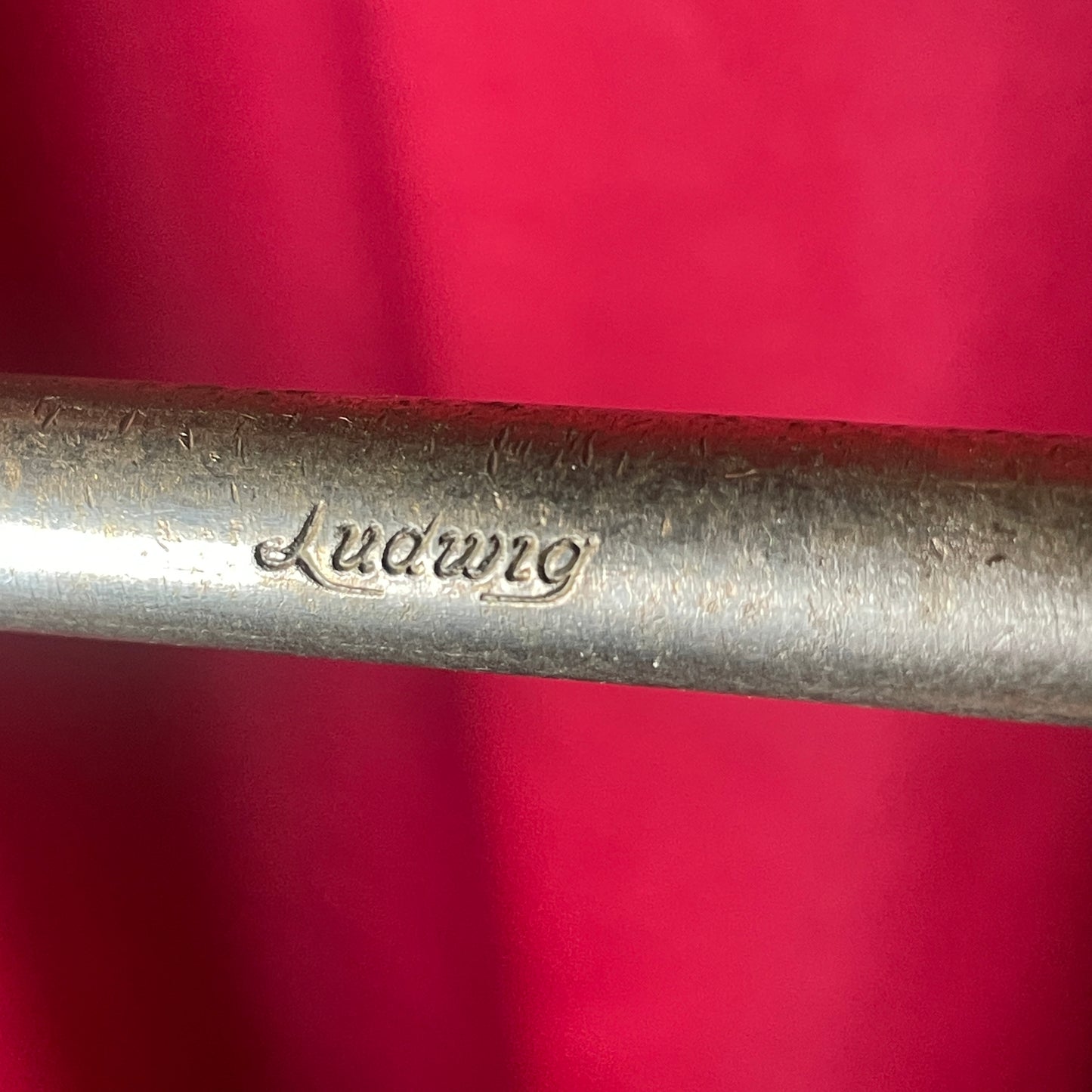 1920s Ludwig 6" Triangle No. 487 Nickel - Rare Find