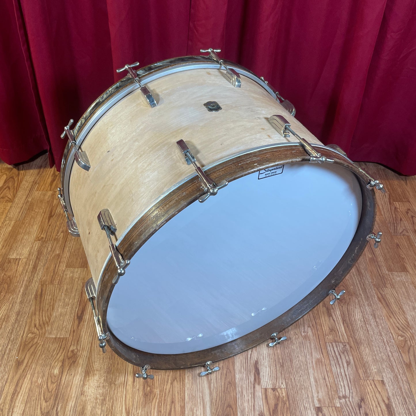 1940s Leedy 14x24 Broadway Bass Drum Stripped