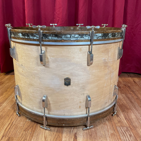 1940s Leedy 14x24 Broadway Bass Drum Stripped